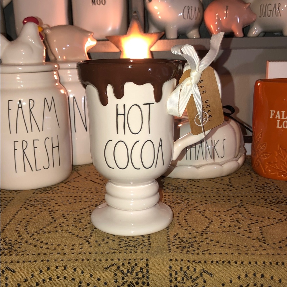 Rae Dunn HOT COCOA Mug Fancy